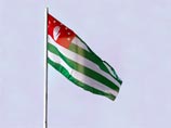 В административном центре верхней части Кодорского ущелья селе Ажара поднят абхазский флаг