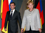 Медведев и Меркель разошлись во мнениях: Германия считает, что Россия применила силу в ЮО "непропорционально"