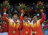 Китаянки без проблем взяли "золото" с теннисного стола