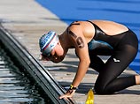 Лариса Ильченко стала олимпийской чемпионкой по плаванию в открытой воде