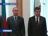 По итогам визита Путина в Узбекистан подписан план экономического сотрудничества на 2008-2012 годы