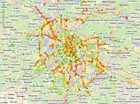 Практически вся Москва встала в пробках из-за сильных дождей Практически вся Москва встала в пробках из-за сильных дождей