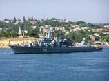 Ракетный крейсер "Москва" вернулся в Севастополь Ракетный крейсер "Москва" вернулся в Севастополь