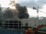 Сильный пожар на юго-западе Великобритании: горит торговый центр