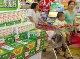 Против китайской компании, производившей молоко с меламином, подан первый иск