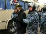 В Москве задержаны свыше пятидесяти участников несанкционированного митинга