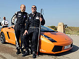Слепой гонщик на Lamborghini установил мировой рекорд скорости