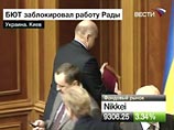 Депутаты БЮТ забаррикадировали стульями оба входа в президиум, и расположились в ложе правительства и президентской ложе Депутаты БЮТ забаррикадировали стульями оба входа в президиум, и расположились в ложе правительства и президентской ложе