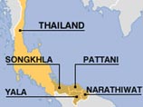 На юге Таиланда взорвались три бомбы, пострадали 62 человека