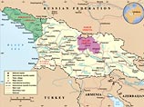 Абхазию и Южную Осетию на картах в РФ выкрасят в "негрузинские" цвета
