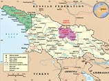 Абхазию и Южную Осетию на картах в РФ выкрасят в "негрузинские" цвета Абхазию и Южную Осетию на картах в РФ выкрасят в "негрузинские" цвета
