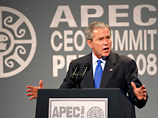 Буш выступил на саммите АТЭС в последний раз и призвал избегать протекционизма