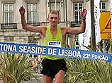 Российский бегун Сергей Лукин выиграл марафон в Лиссабоне