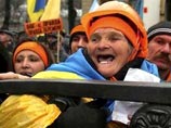Охрана Ющенко задержала и сдала в милицию "бабку Параску" - символ "оранжевой революции" на Украине
