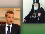 По словам Саакашвили, перед отъездом главы Грузинской православной церкви на родину в Москве президент России встретился с Патриархом и провел с ним длительную беседу По словам Саакашвили, перед отъездом главы Грузинской православной церкви на родину в Москве президент России встретился с Патриархом и провел с ним длительную беседу