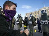 Греческие анархисты "мирно" захватили телестудию в городе Патры и изложили свою точку зрения на события в стране