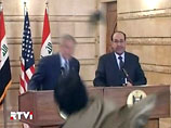 Ботинки, брошенные в президента США Джорджа Буша во время недавней пресс-конференции в Багдаде, уничтожены в ходе следственных мероприятий