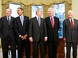 В Белом доме за закрытыми дверями собрались пять президентов США 