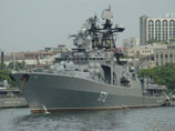 Большой противолодочный корабль (БПК) "Адмирал Виноградов" Тихоокеанского флота ВМФ России сменил у берегов Сомали российский сторожевой корабль "Неустрашимый", который с октября охранял от пиратов гражданские суда в этом регионе Большой противолодочный корабль (БПК) "Адмирал Виноградов" Тихоокеанского флота ВМФ России сменил у берегов Сомали российский сторожевой корабль "Неустрашимый", который с октября охранял от пиратов гражданские суда в этом регионе