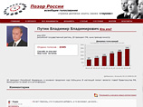 Премьер-министр и второй президент России Владимир Путин лидирует в проекте "Позор России", набрав по состоянию на вечер 13 января 2325 голосов Премьер-министр и второй президент России Владимир Путин лидирует в проекте "Позор России", набрав по состоянию на вечер 13 января 2325 голосов