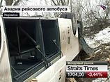 В Крыму перевернулся рейсовый автобус: пострадали 8 человек, в том числе 2 россиян