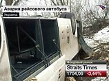 В Крыму перевернулся рейсовый автобус: пострадали 8 человек, в том числе 2 россиян В Крыму перевернулся рейсовый автобус: пострадали 8 человек, в том числе 2 россиян