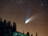 У летящей к земле кометы  Lulin оторвалась часть хвоста 