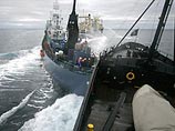 Судно экологов организации Sea Shepherd столкнулось с японским китобоем Судно экологов организации Sea Shepherd столкнулось с японским китобоем