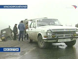 Под Красноярском из-за гололеда столкнулись 15 автомобилей