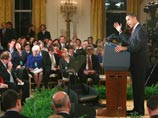 Президент США Барак Обама провел первую пресс-конференцию в Белом доме в должности главы государства, открыв ее заявлением о необходимости "как можно быстрее" принять поддерживаемый его администрацией пакет мер по стимулированию американской экономики