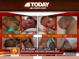 Американское телевидение впервые показало восьмерых близнецов, которых 26 января родила жительница Калифорнии Надя Сулеман. Канал NBC передал вторую часть интервью с их женщиной, которой теперь предстоит в одиночку воспитывать 14 детей
