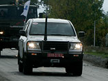 Границу Южной Осетии пересекла машина наблюдателей миссии ОБСЕ в Грузии
