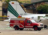 В самолете колумбийской полиции при подготовке к полету произошел взрыв: семь раненых