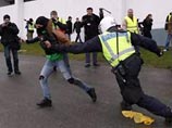 Датская полиция помогает шведской сохранять порядок на матче Кубка Дэвиса 