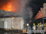В центре Петербурга вновь произошел пожар на  рынке "Апраксин двор"