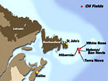 Канадский вертолет упал возле острова Ньюфаундленд. На борту было 18 человек 