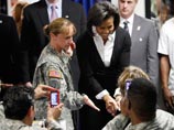 Мишель Обама напомнила, что семьи американских военных, которые рискуют жизнями в Ираке и Афганистане, нередко находятся в тяжелом материалом положении