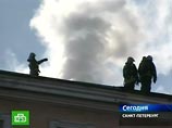 В Петербурге горит Высшее военно-морское училище имени Фрунзе 