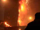 В Китае пожар уничтожил 50-этажный небоскреб