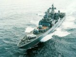 Большой противолодочный корабль "Адмирал Пантелеев" задержал и досмотрел судно с пиратами на борту примерно в 15 милях восточнее побережья Сомали Большой противолодочный корабль "Адмирал Пантелеев" задержал и досмотрел судно с пиратами на борту примерно в 15 милях восточнее побережья Сомали