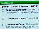 Чиновников Петербурга наградили "Золотым ершиком" за самые нелепые траты бюджетных денег Чиновников Петербурга наградили "Золотым ершиком" за самые нелепые траты бюджетных денег