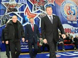 Владимир Путин на матче БК ЦСКА Владимир Путин на матче БК ЦСКА