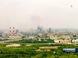 Возгорание в двухэтажном здании на Смоленской площади, где расположен игровой развлекательный центр, возникло сегодня в 12:29 по московскому времени