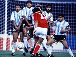 Италия. Чемпионат мира-1990. Матч Аргентина - СССР. 