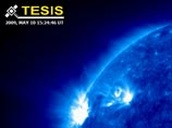 12 мая 2009 года - КОРОНАС-ФОТОН наблюдает первые мощные области нового цикла