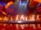 Финал "Евровидения-2009", который транслировался в прямом эфире в ночь на 17 мая в 45 странах, собрал рекордную телеаудиторию в Европе