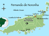 Самолет разыскивают в районе островов Фернандо де Норонья