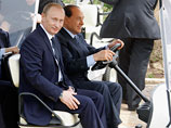 The Times: Путин часто бывает на вилле Берлускони, где тот встречал Новый год с "гаремом"