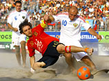 Россияне проиграли испанцам в финале турнира по пляжному футболу