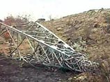 Около грузинского села Мужава Цаленджихского района в понедельник взорвана опорная вышка ЛЭП-500 "Кавкасиони". Экспорт электроэнергии из Грузии в Россию остановлен